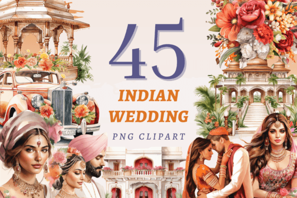 Download Indian Wedding PNG Bundle - Indian Collection