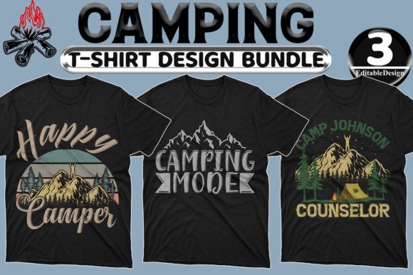 Download Best Camping Print Templates Bundle-3 - Print templates Collection