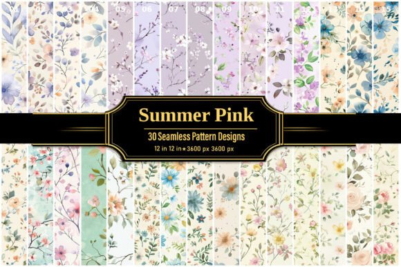 Download Seamless Spring Flower Patterns - Flower patterns Collection