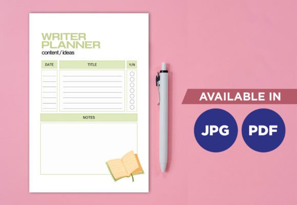 Download Writer Planner Print Templates - Premium Bundle