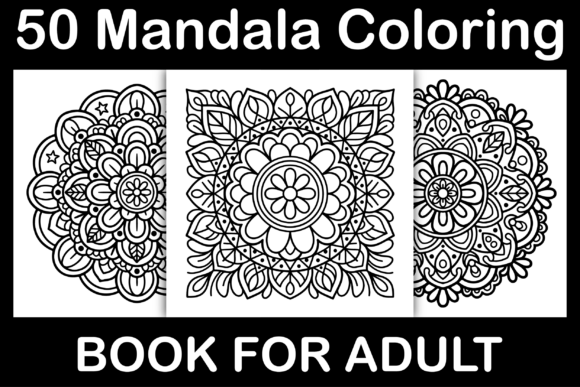 Download 50 Mandala Coloring Book for Adults - Book for adults Collection