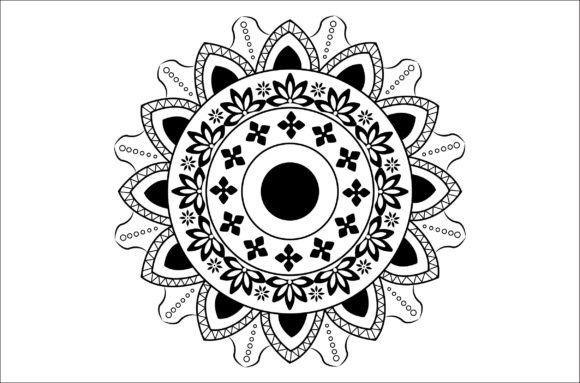 Download Simple Mandala Coloring Page for Kid V25 - Premium Resources