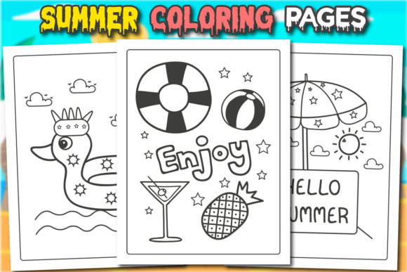 Download Summer Coloring Pages - Premium Resources