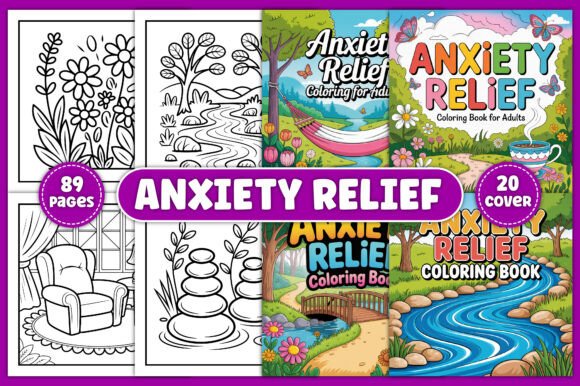 Download Anxiety Relief Coloring Pages for Adults - Premium Resources