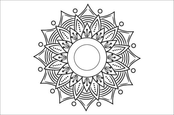 Download Simple Mandala Coloring Page for Kid V24 - Premium Resources