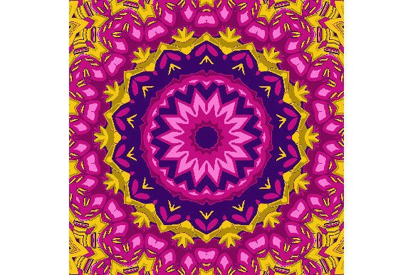 Download Abstract Indian Pattern with Mandalas - Indian Collection